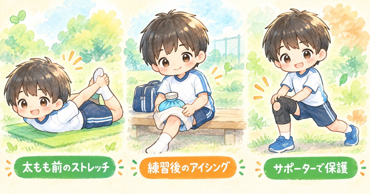 部活動を続けながらできる運動量の調整とセルフケア