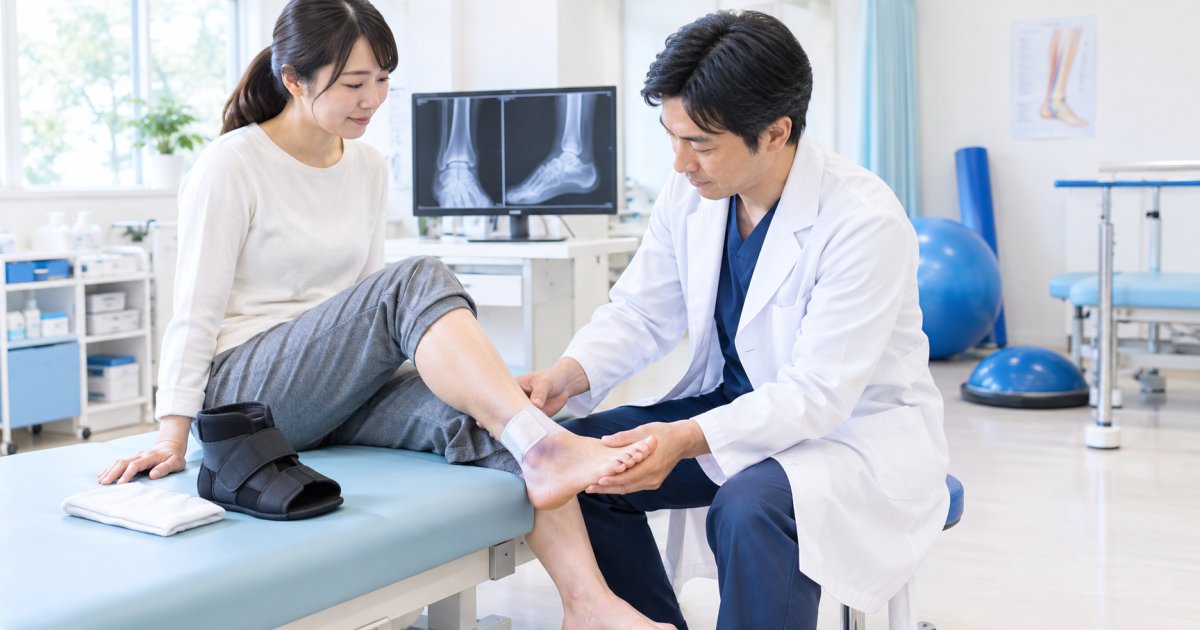 捻挫が湿布だけで治るという誤解を解消し、靭帯を守る正しい治療へ